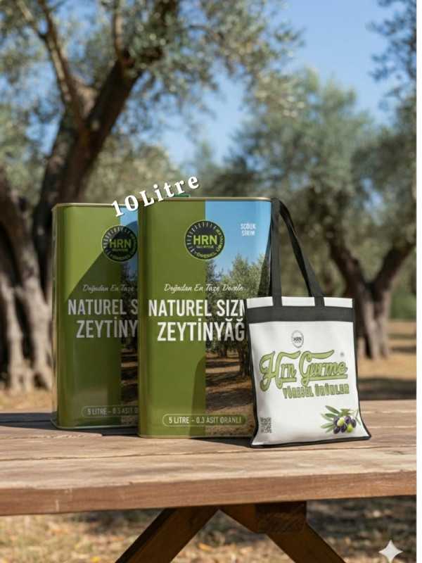 HRN Gurme Soğuk Sıkım Zeytinyağ 10 lt.